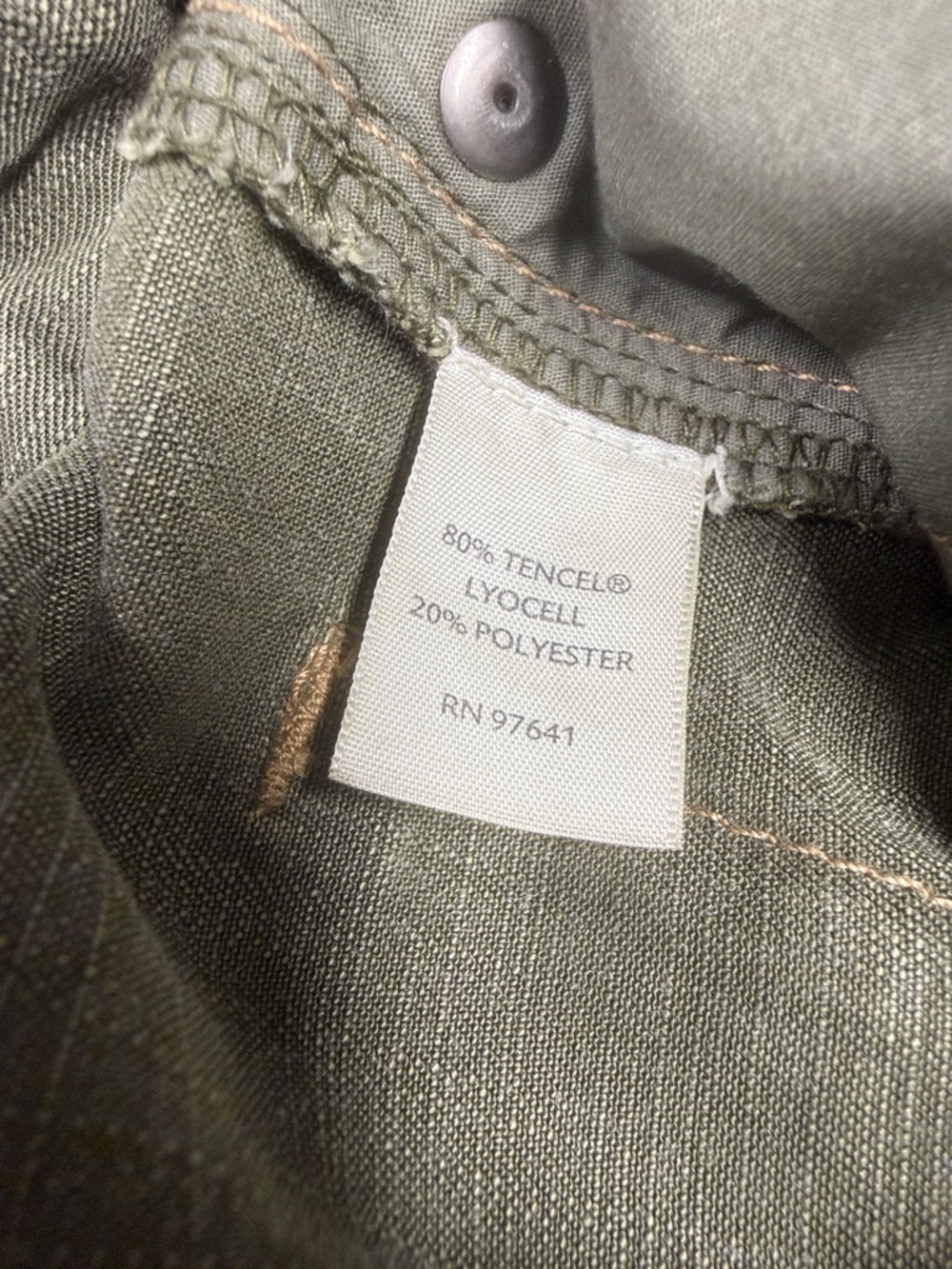 J. Jill Olive Green Below-Waist Casual Pants - Picture 4 of 8